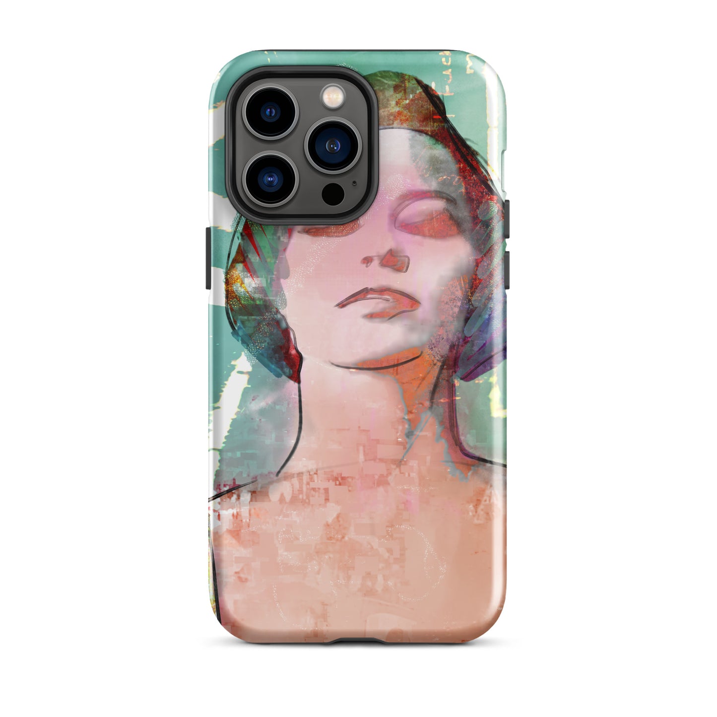 1076: What Dreams May Come, She Vibes, Tough Case for iPhone® (for models 11-15)