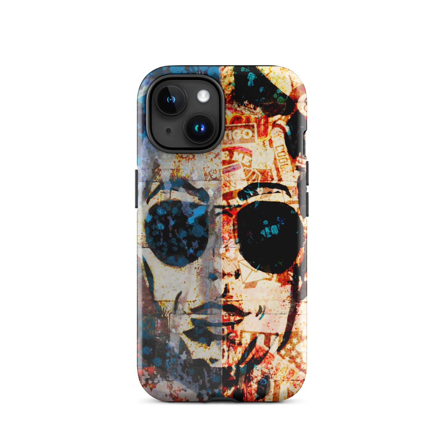 1065: Urban Vibes, Portrait, Abstract, Tough Case for iPhone® (for models 11-15)