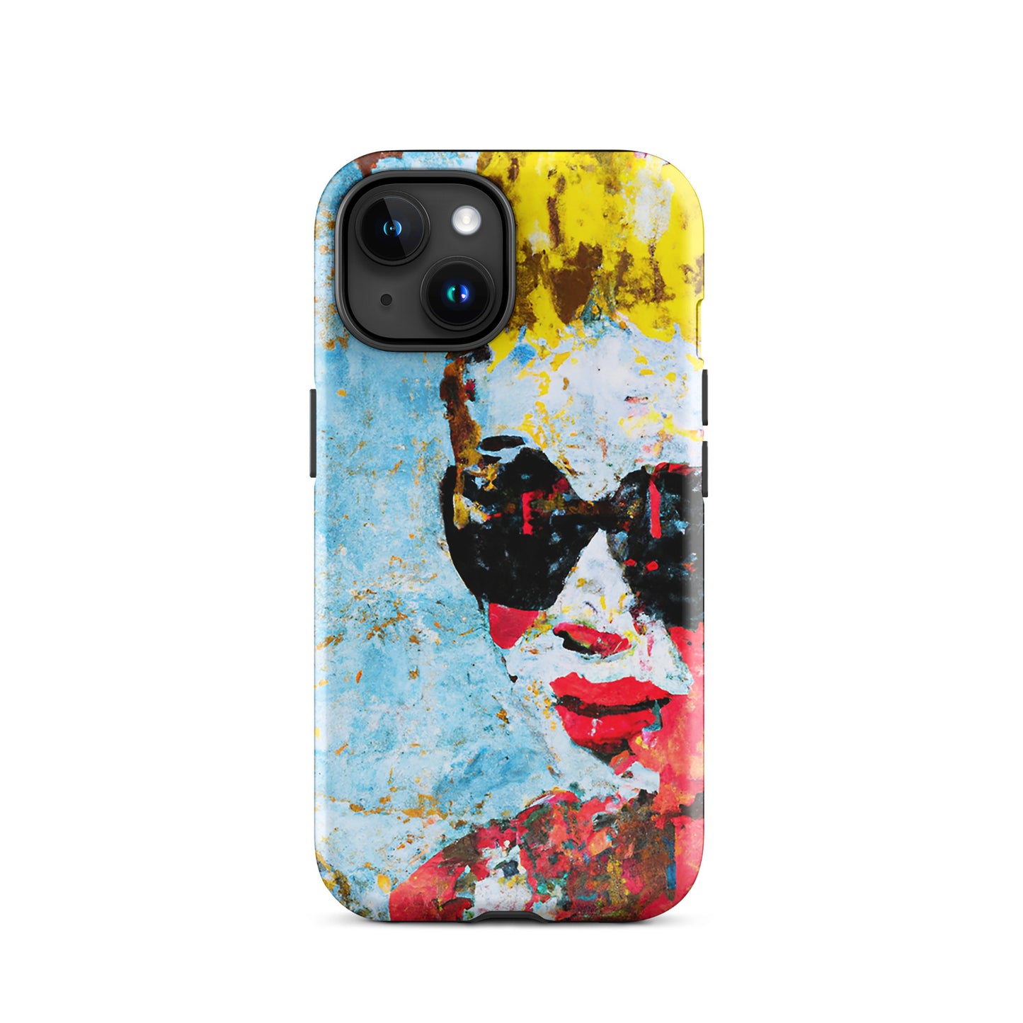 1058: She Vibes, Abstract, Tough Case for iPhone® (for models 11-15)