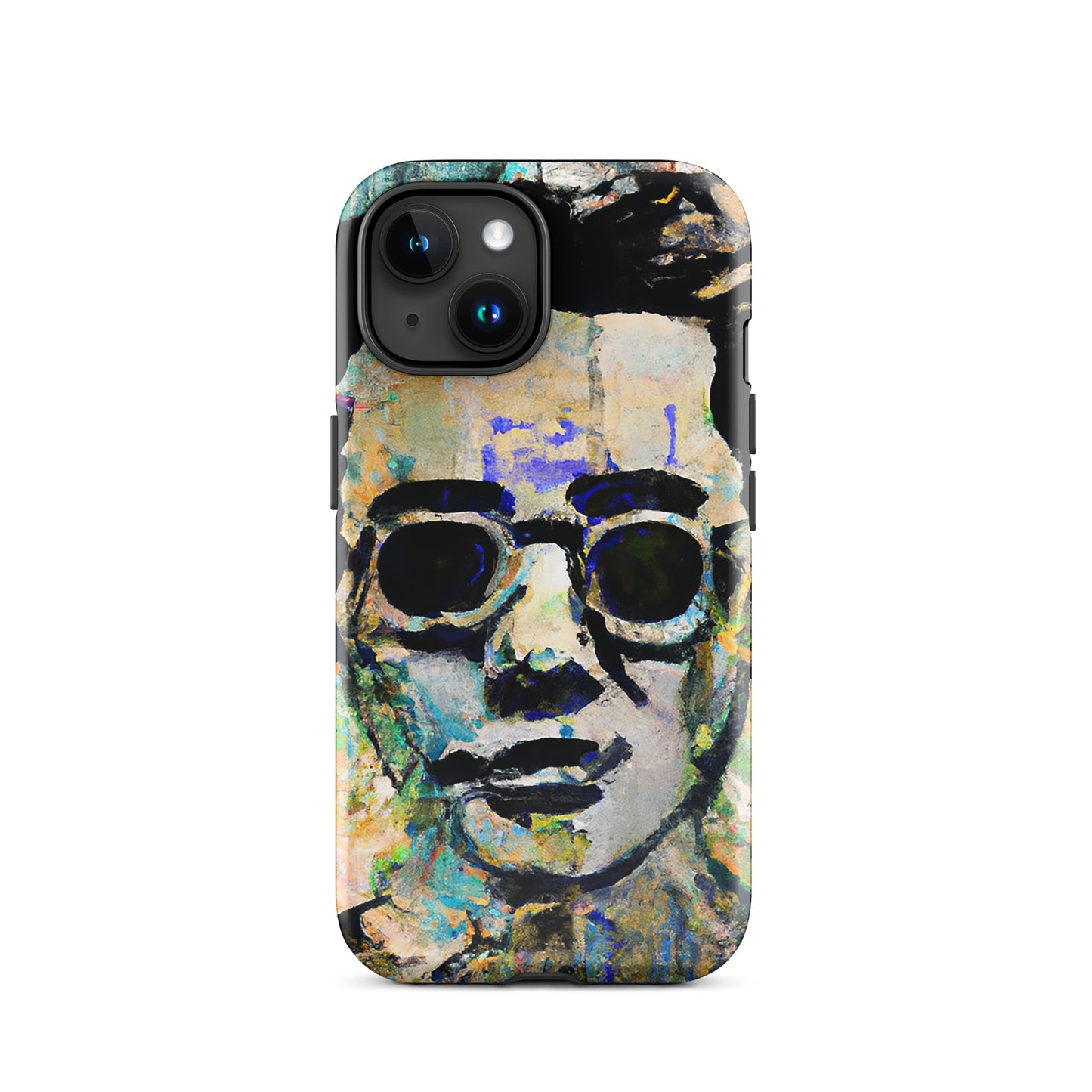 1064: Urban Vibes, Portrait, Abstract, Tough Case for iPhone® (for models 11-15)