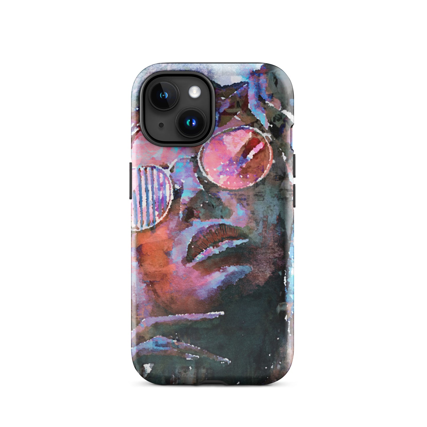 1060: She Vibes, Sunglasses, Tough Case for iPhone® (for models 11-15)