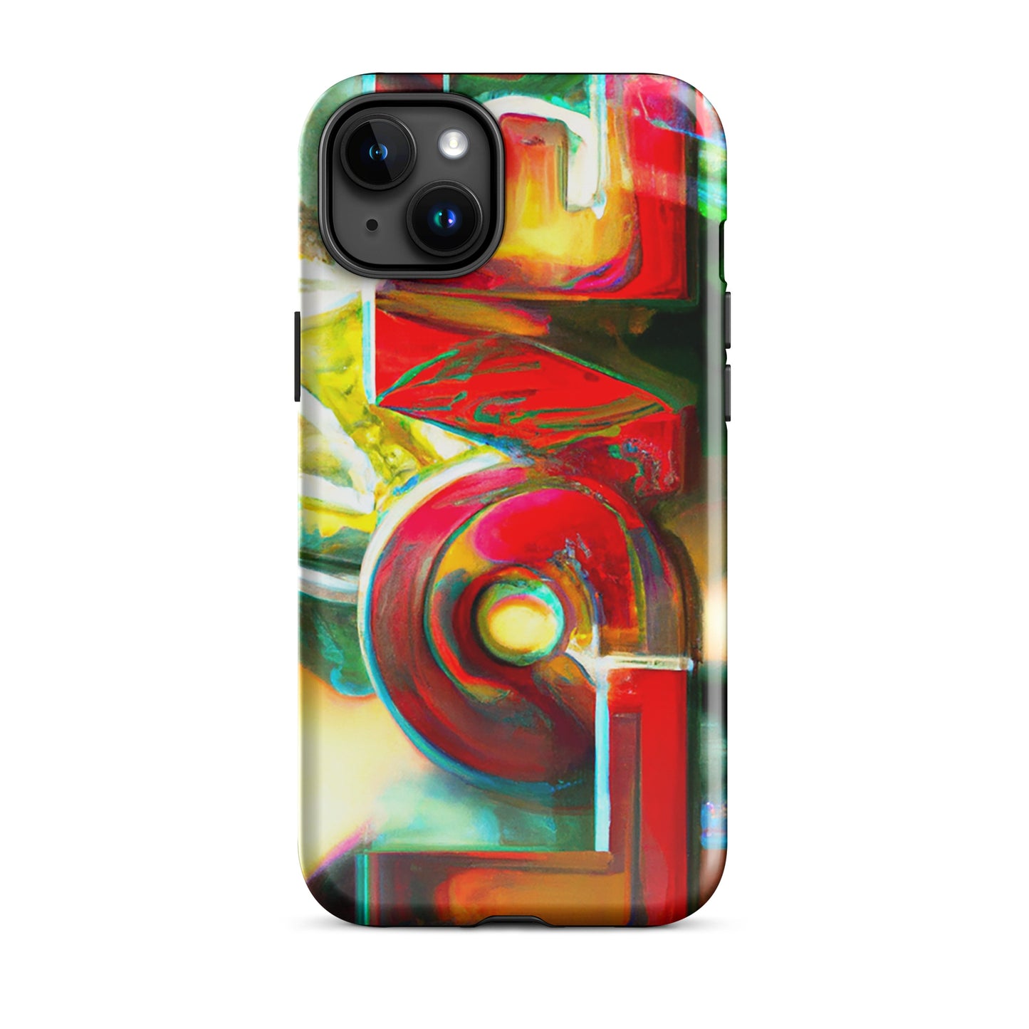 1040: Love, Abstracts Tough Case for iPhone® (for models 11-15)