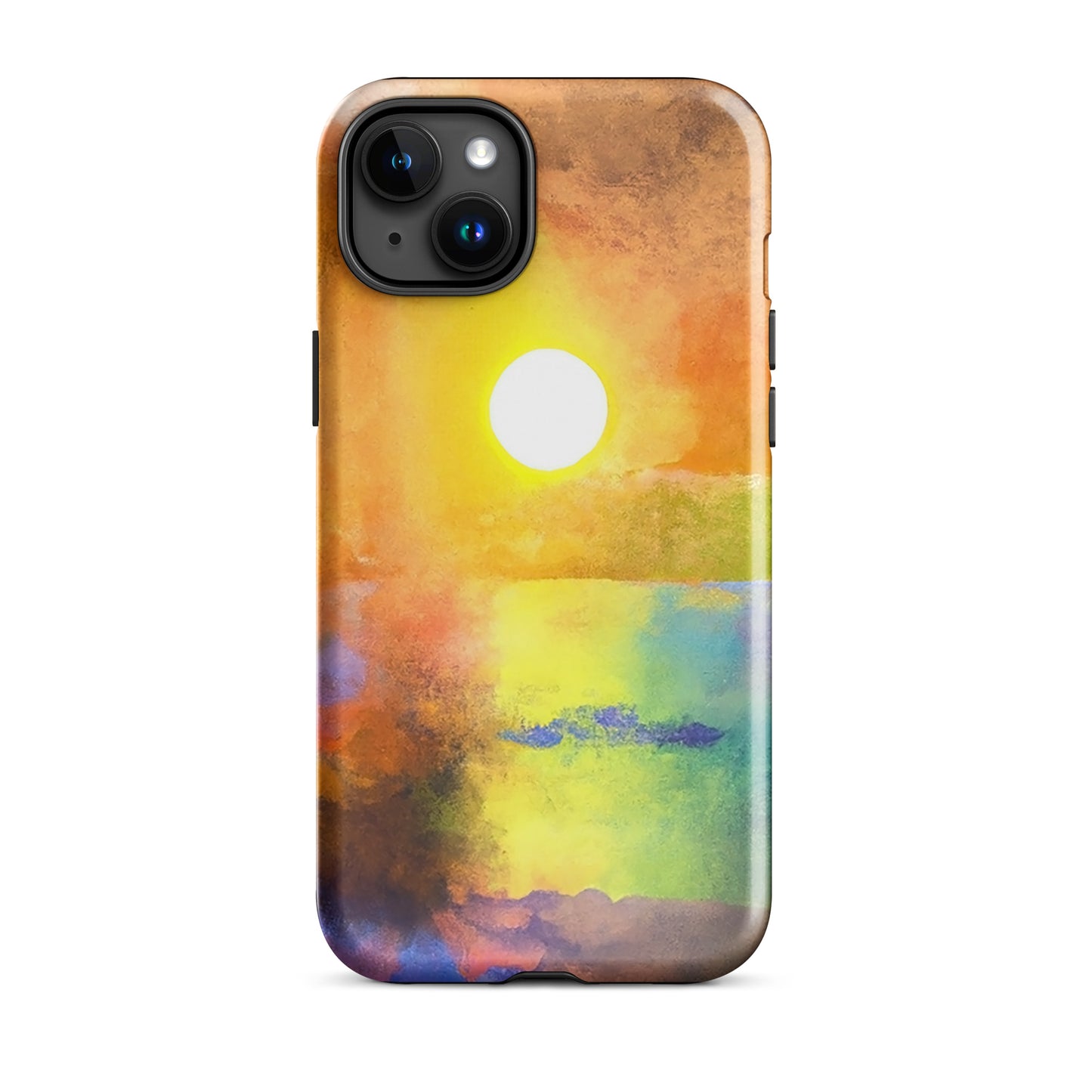 1056: Sunrise Sunset, Scenics, Tough Case for iPhone® (for models 11-15)