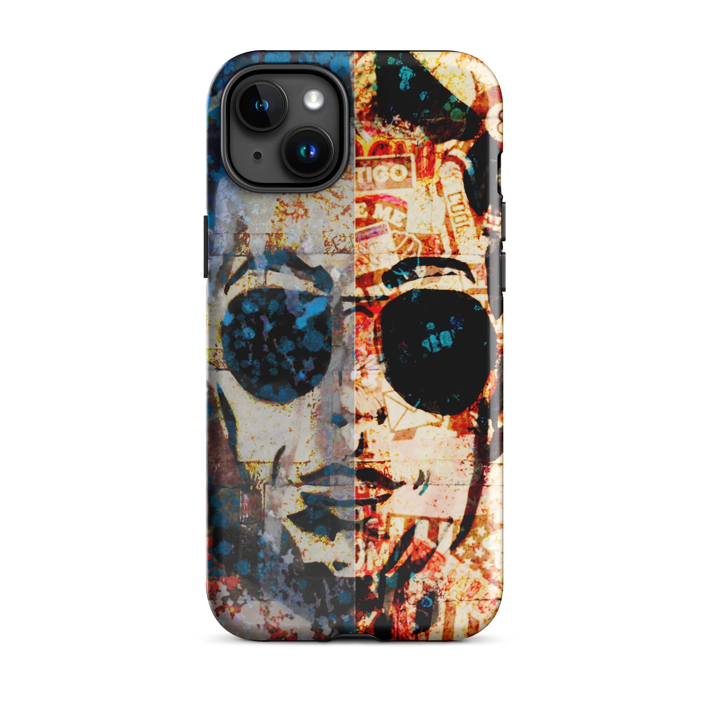 1065: Urban Vibes, Portrait, Abstract, Tough Case for iPhone® (for models 11-15)