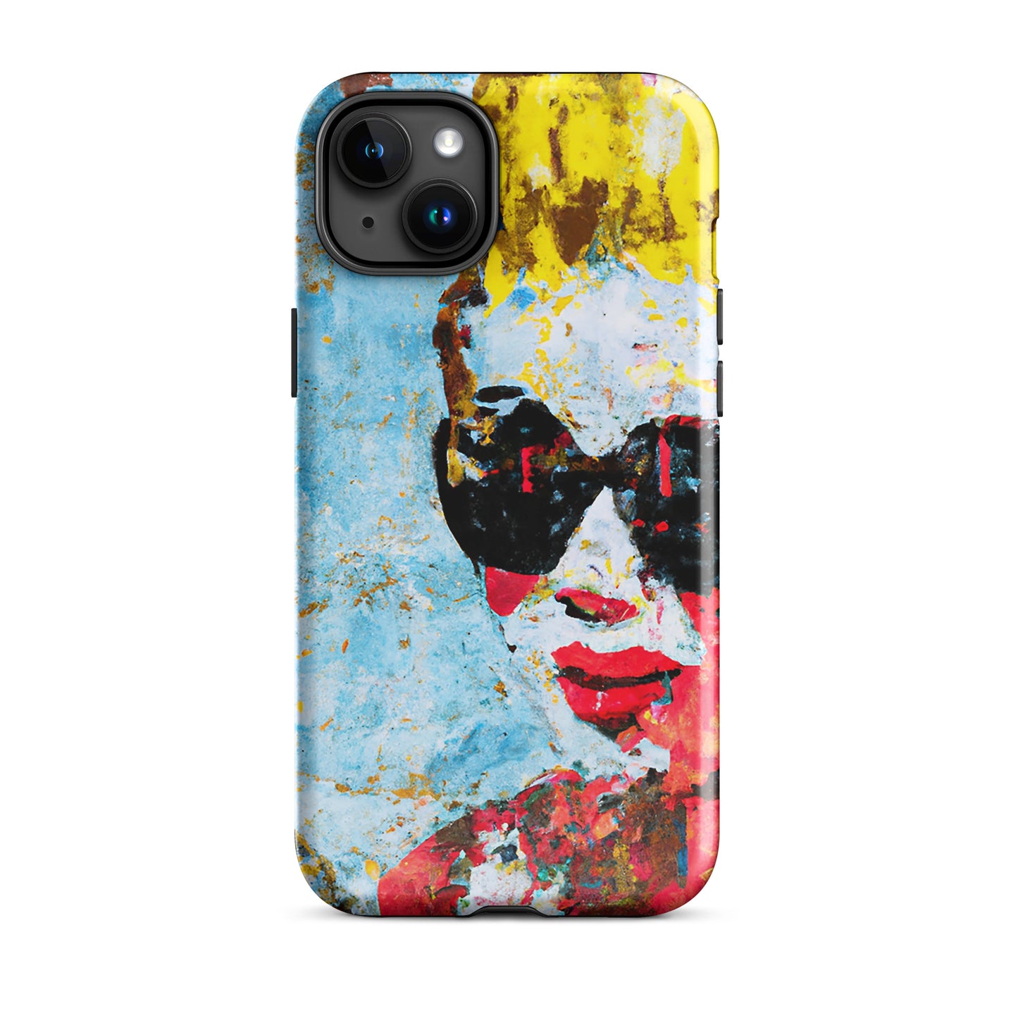 1058: She Vibes, Abstract, Tough Case for iPhone® (for models 11-15)