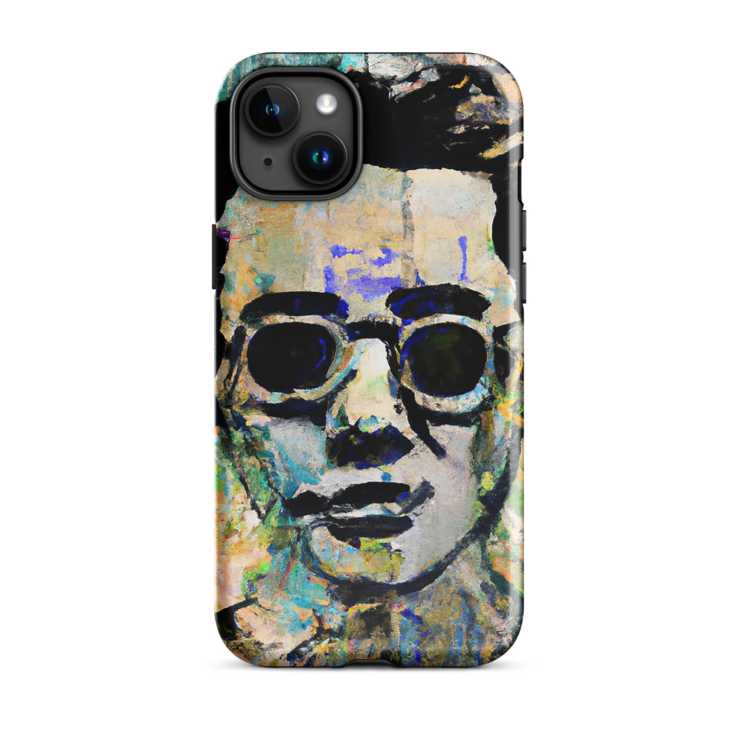 1064: Urban Vibes, Portrait, Abstract, Tough Case for iPhone® (for models 11-15)