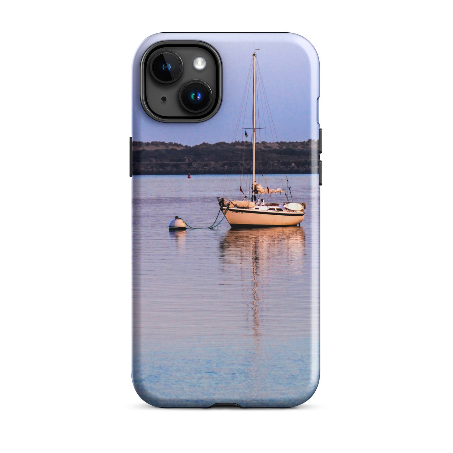 1053: Sailboat Morro Bay California Photo Tough Case for iPhone® (for models 11-15)