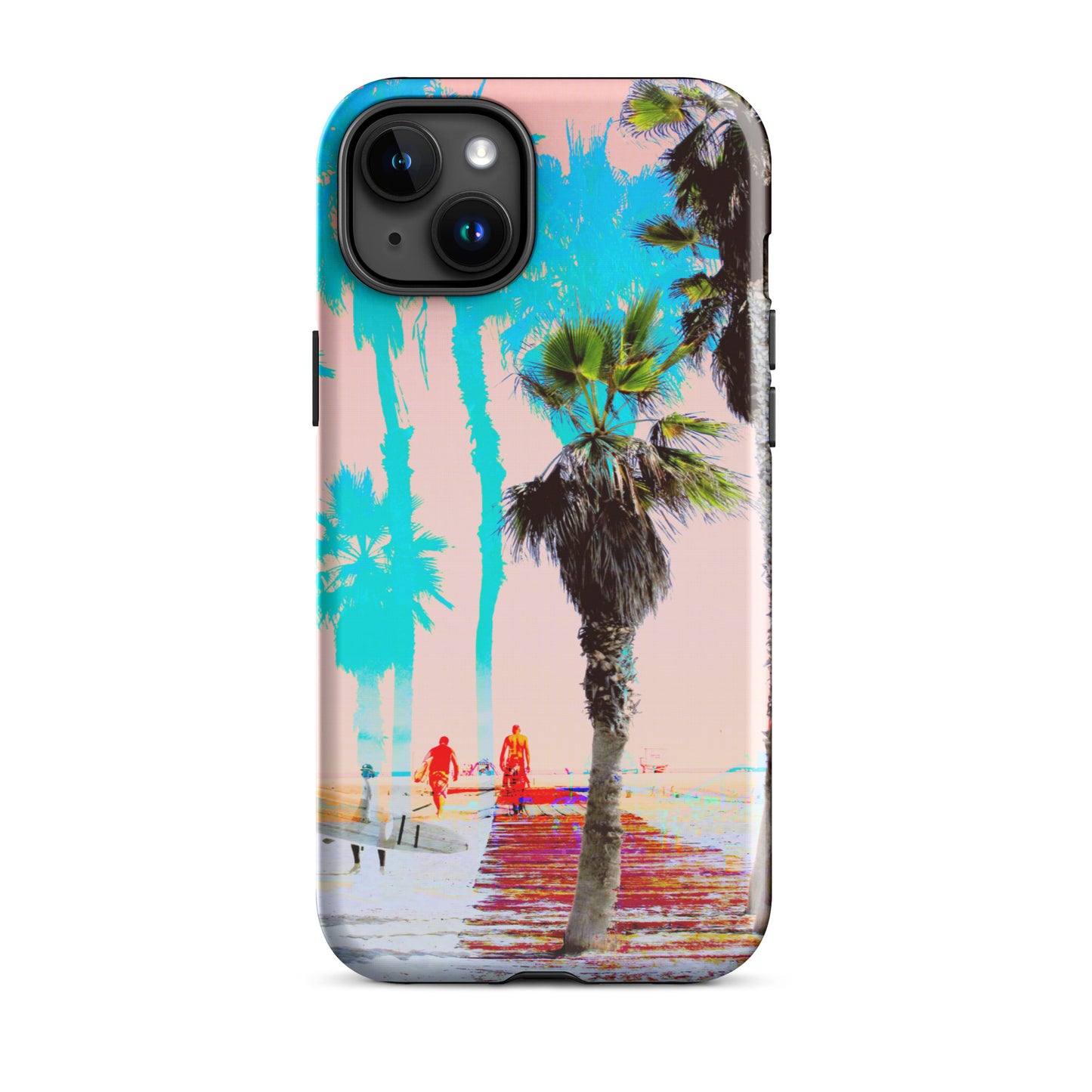 1055: Santa Monica Boardwalk, Beach Life, Photo Art Tough Case for iPhone® (for models 11-15)