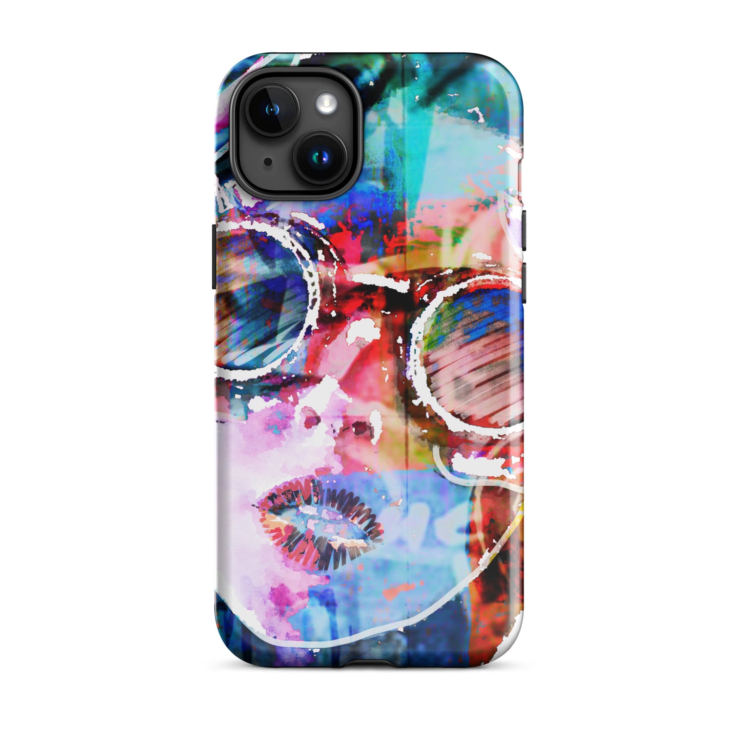 1061: She Vibes, Sunglasses, Tough Case for iPhone® (for models 11-15)