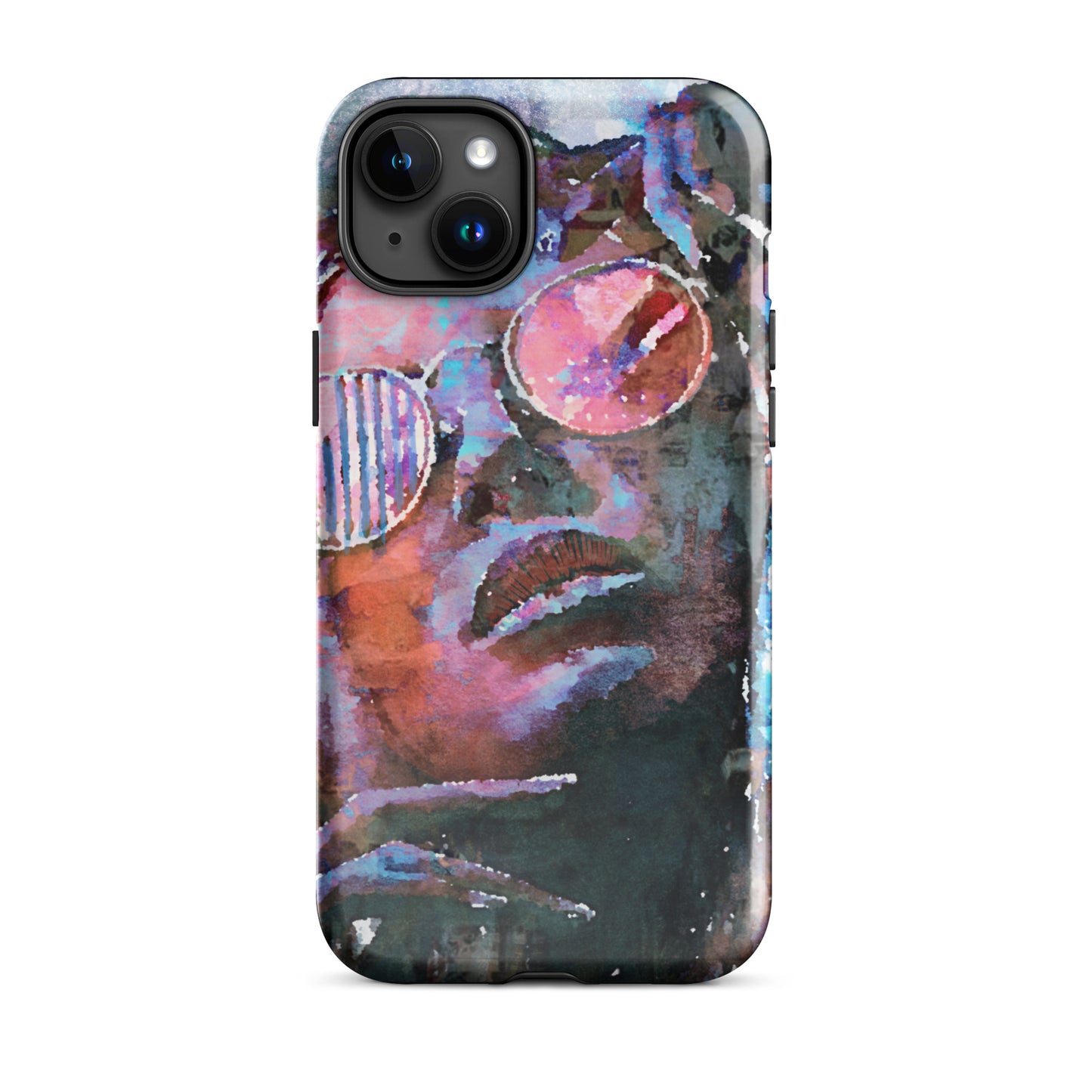 1060: She Vibes, Sunglasses, Tough Case for iPhone® (for models 11-15)