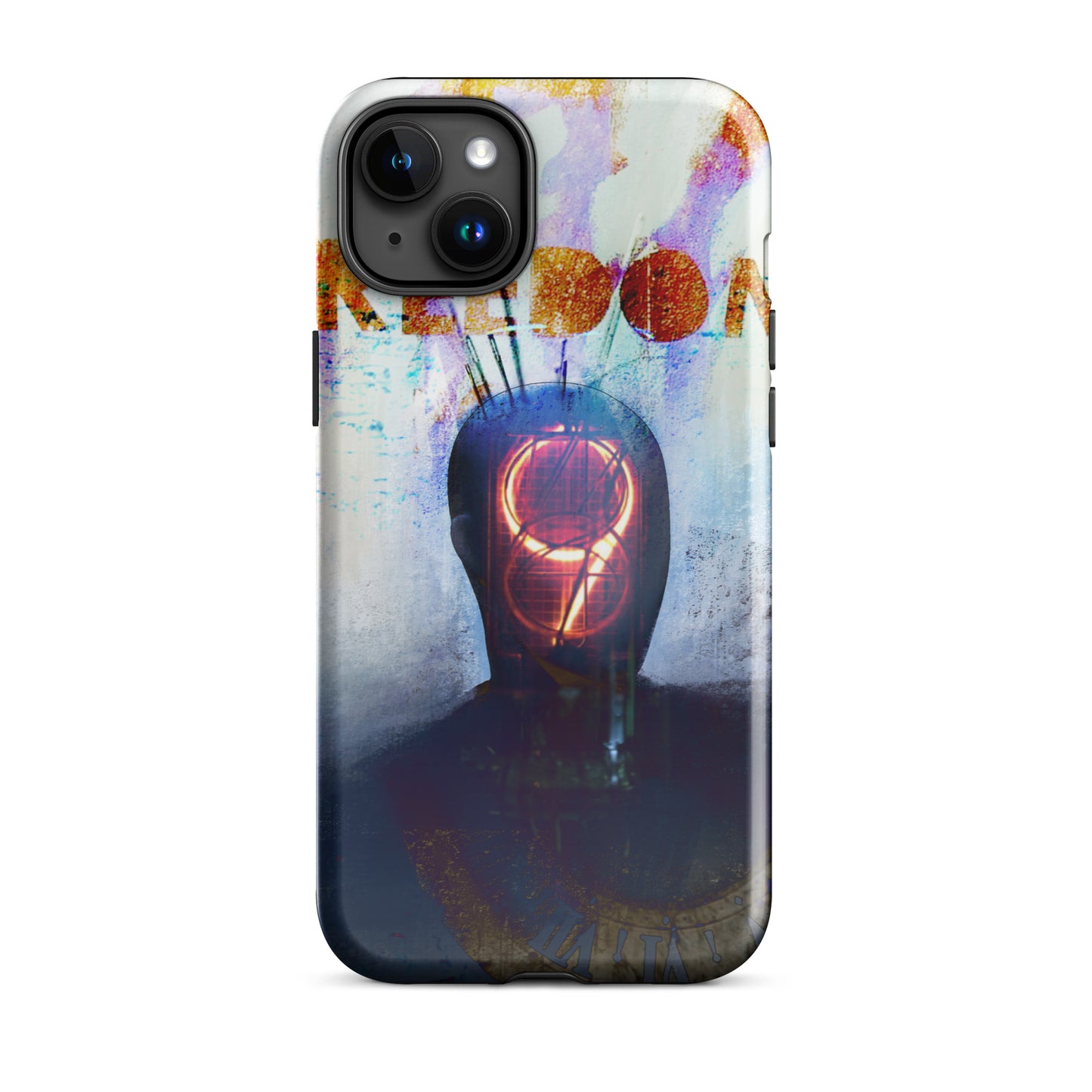 1022: Dreamcatchers Stitch in Nine Abstract Tough Case for iPhone® (for models 11-15)