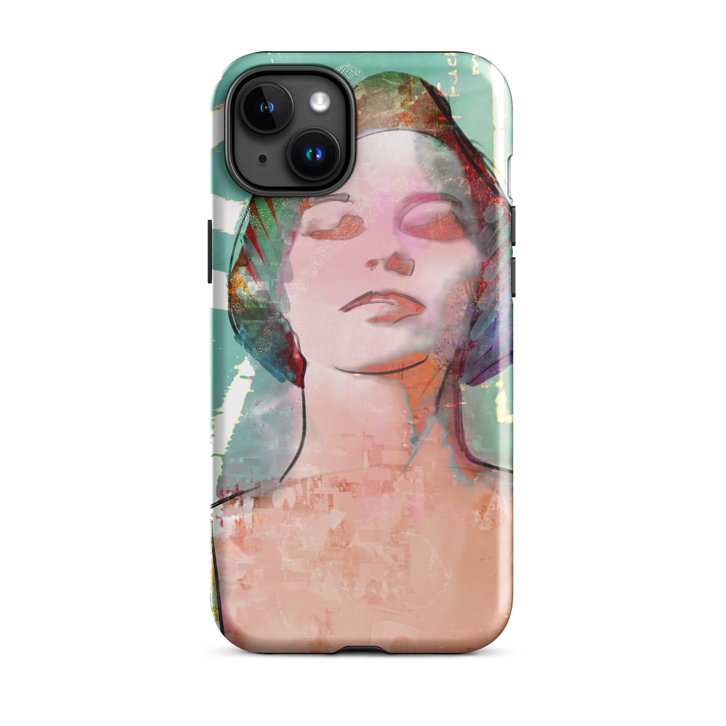 1076: What Dreams May Come, She Vibes, Tough Case for iPhone® (for models 11-15)