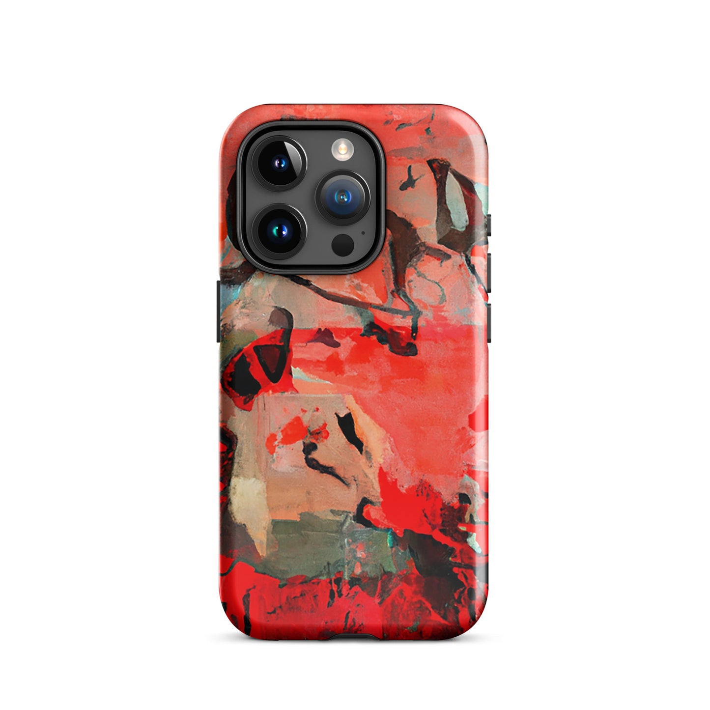 1036: Neon Love Series Tough Case for iPhone® (for models 11-15)