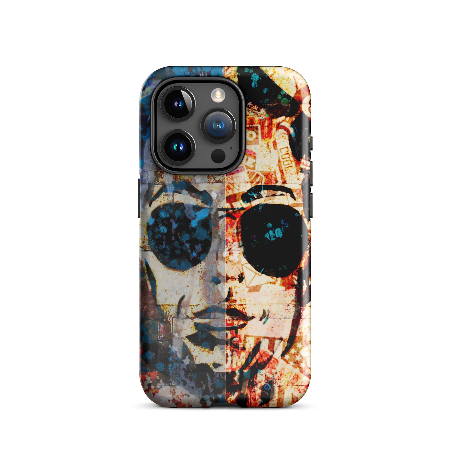 1065: Urban Vibes, Portrait, Abstract, Tough Case for iPhone® (for models 11-15)