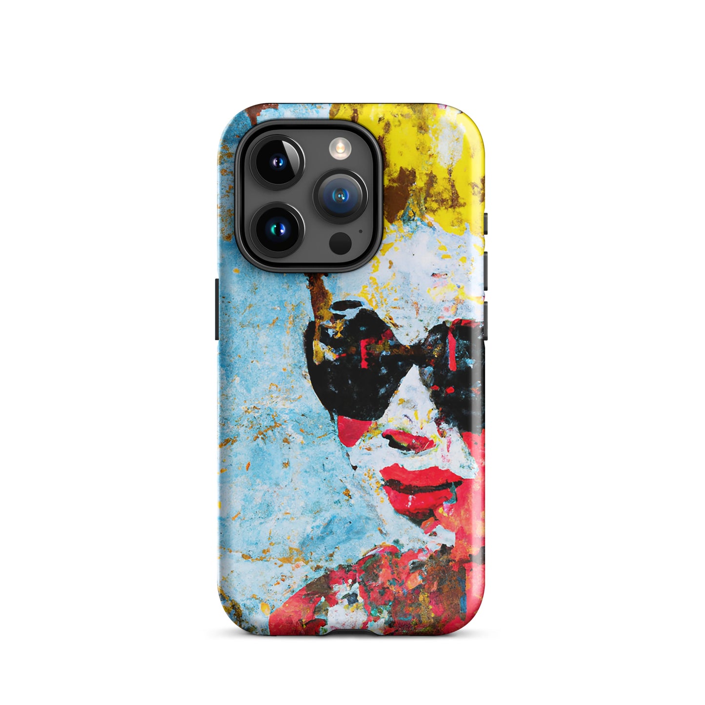 1058: She Vibes, Abstract, Tough Case for iPhone® (for models 11-15)