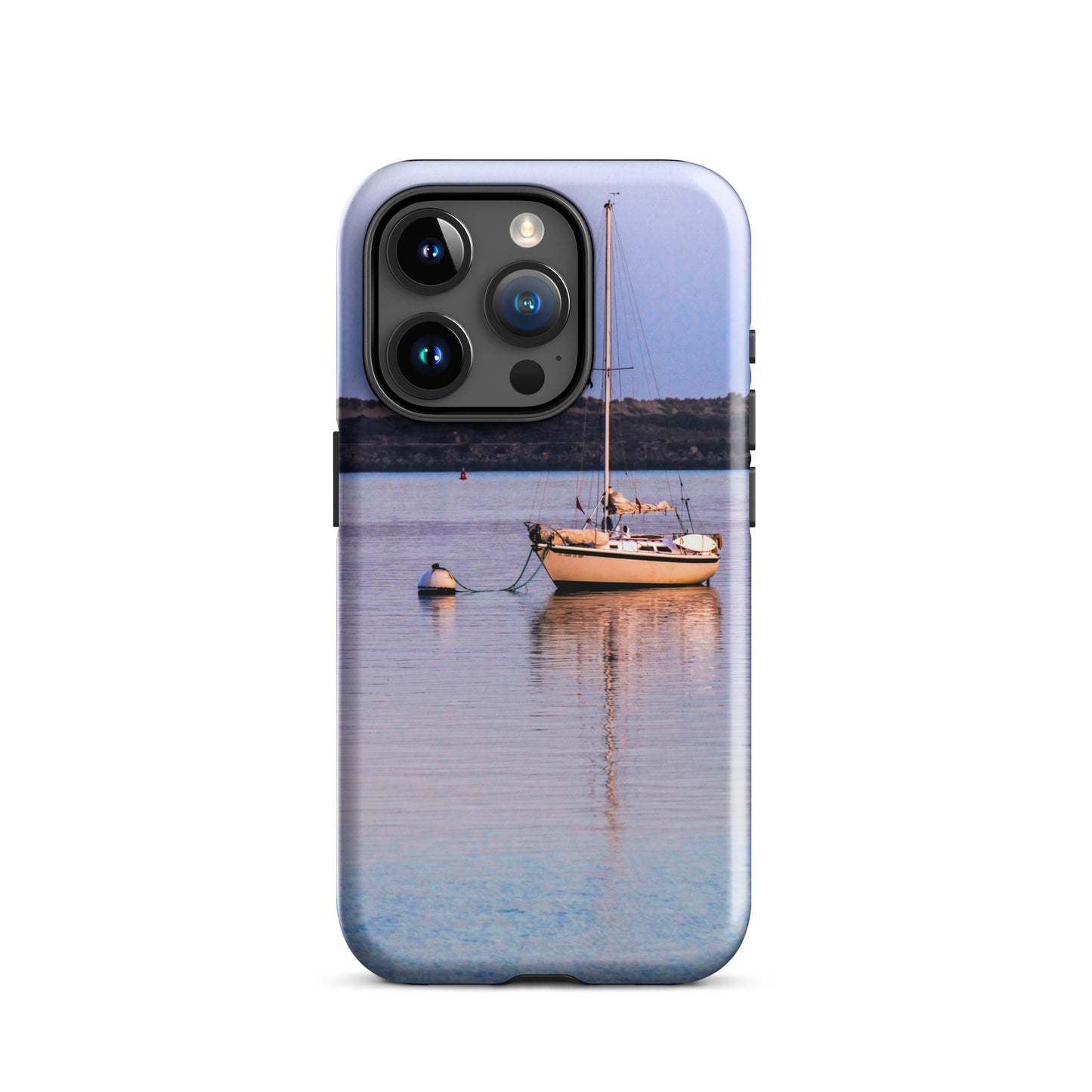 1053: Sailboat Morro Bay California Photo Tough Case for iPhone® (for models 11-15)