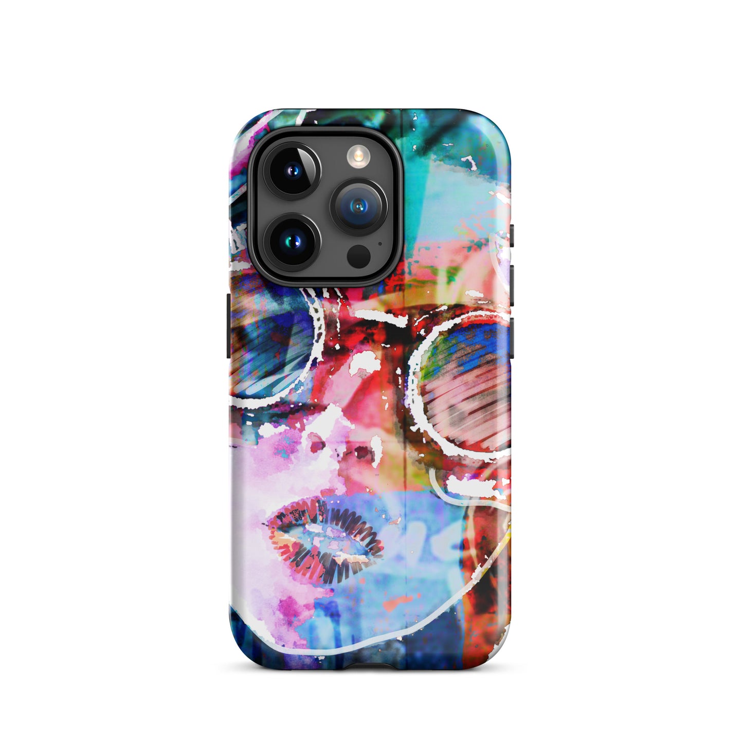 1061: She Vibes, Sunglasses, Tough Case for iPhone® (for models 11-15)