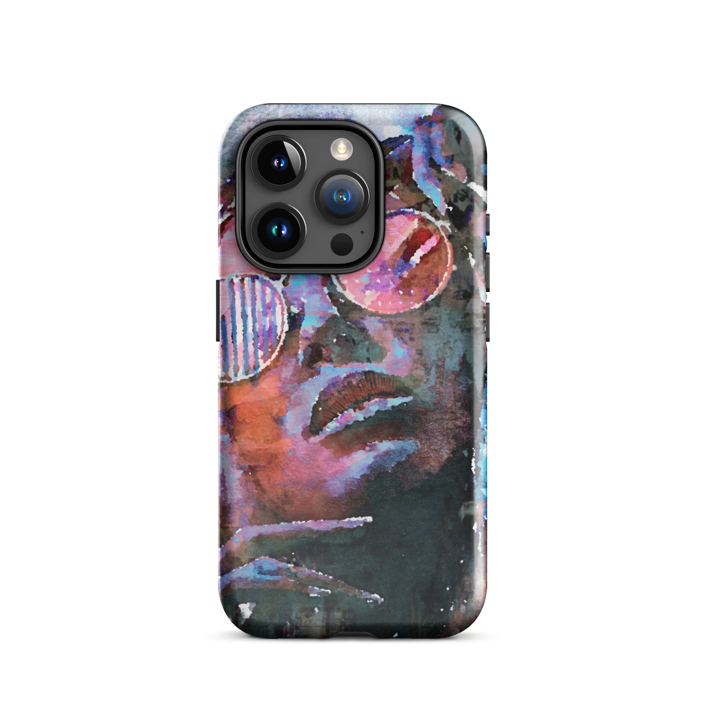 1060: She Vibes, Sunglasses, Tough Case for iPhone® (for models 11-15)