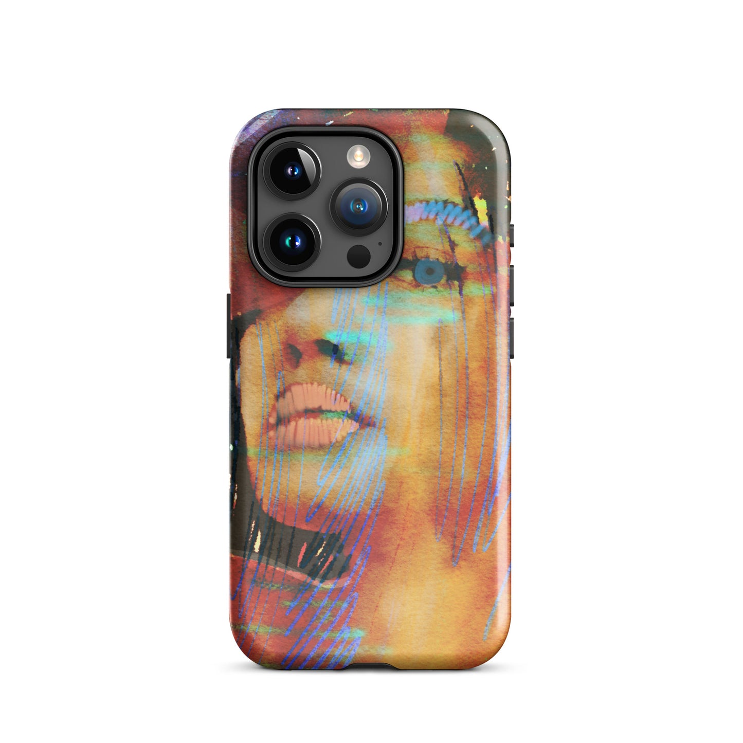 She Vibes Series Blue Eyed Girl Tough Case for iPhone®