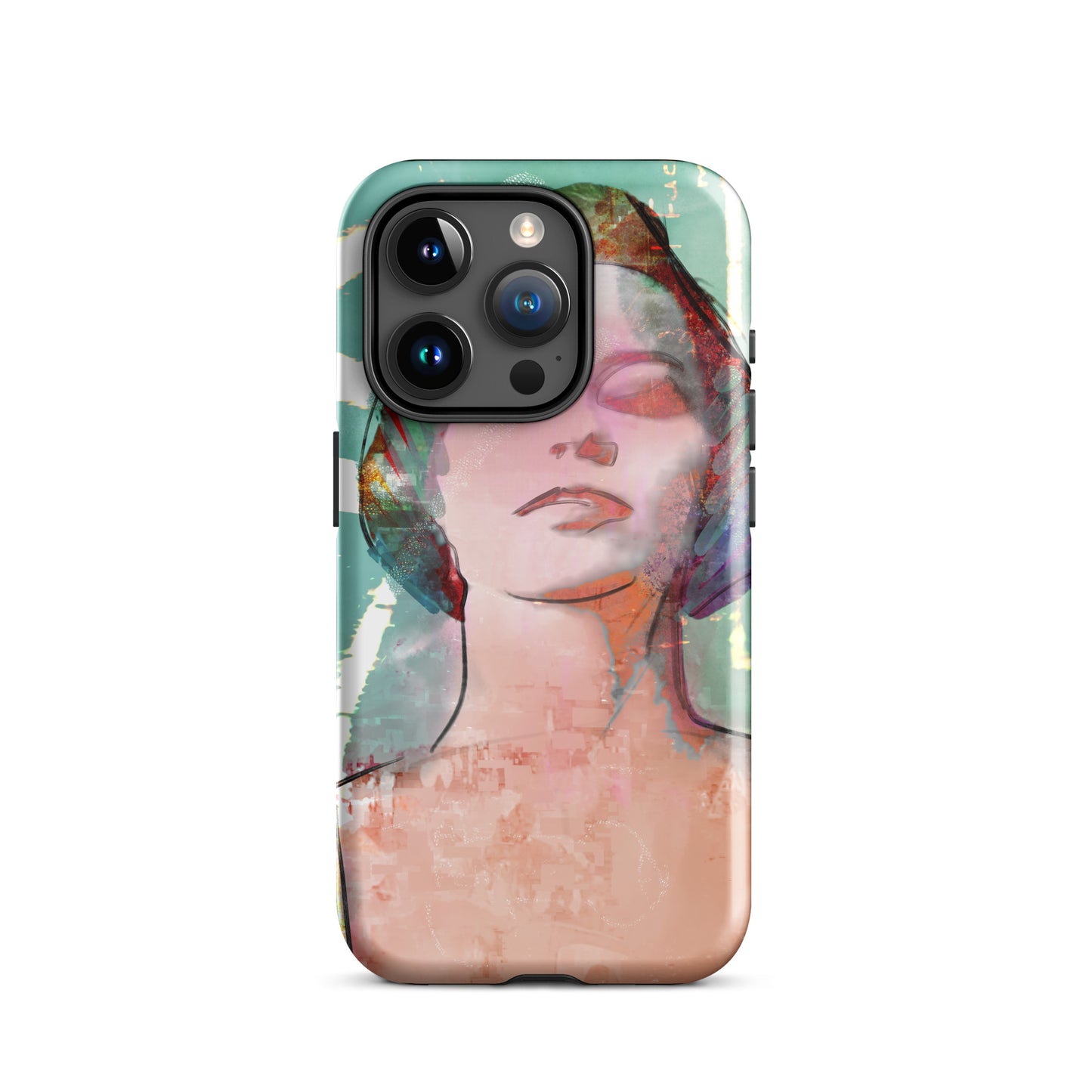 1076: What Dreams May Come, She Vibes, Tough Case for iPhone® (for models 11-15)