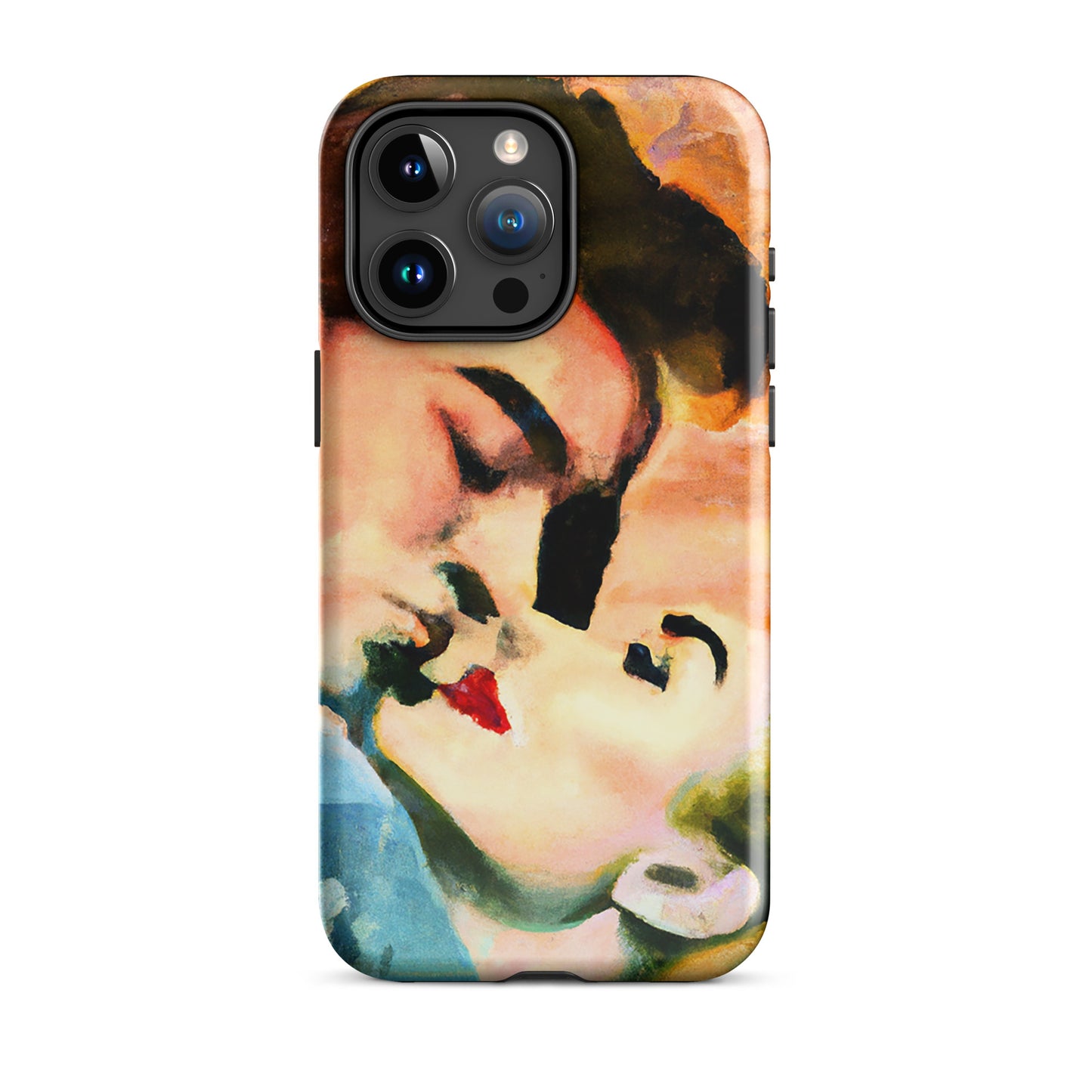 1041: Neon Love Series Tough Case for iPhone® (for models 11-15)