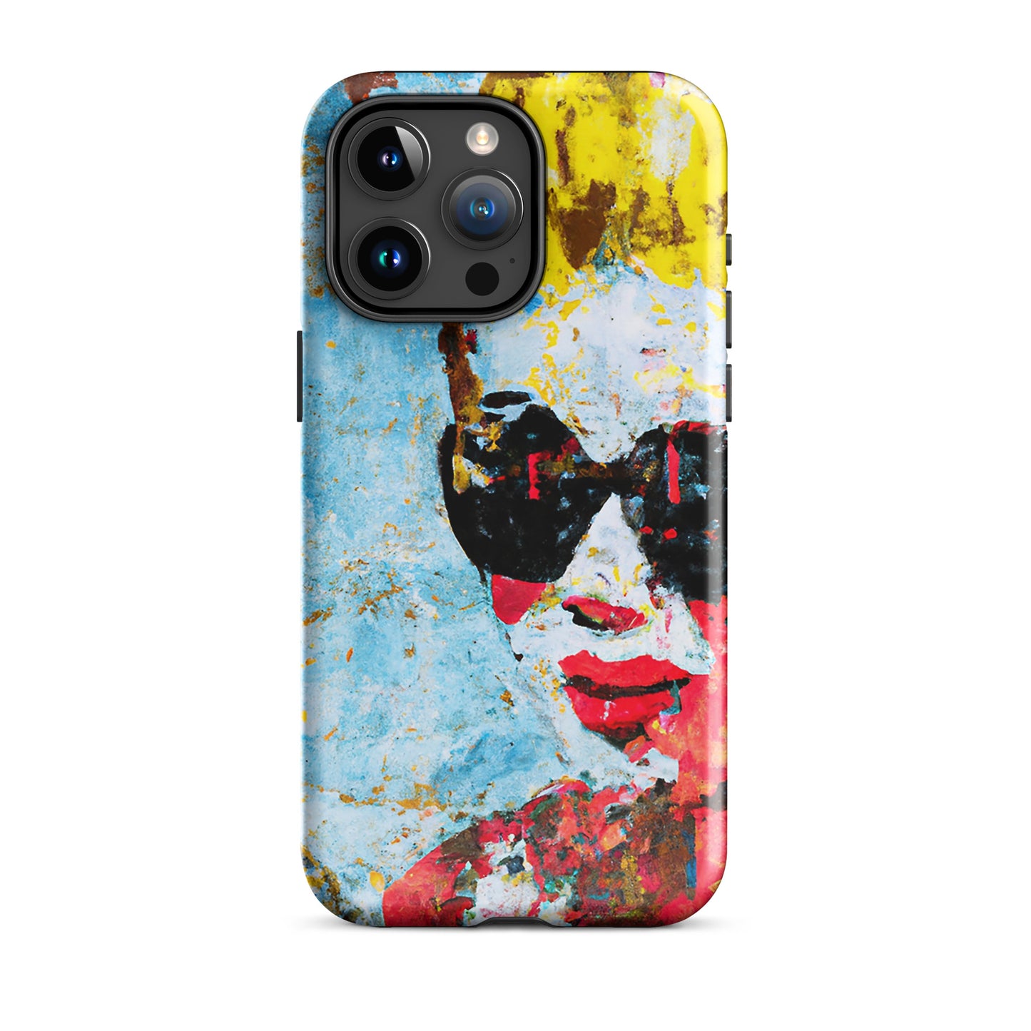 1058: She Vibes, Abstract, Tough Case for iPhone® (for models 11-15)