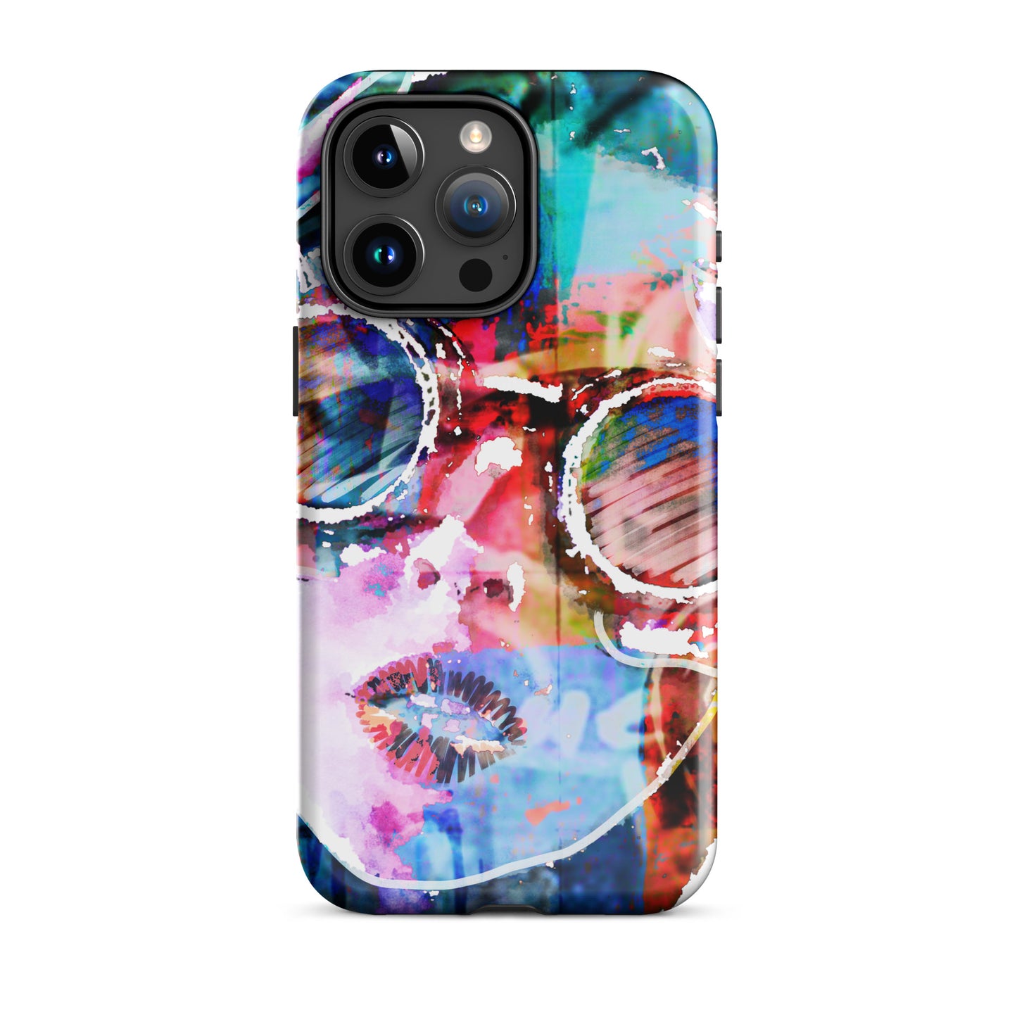 1061: She Vibes, Sunglasses, Tough Case for iPhone® (for models 11-15)