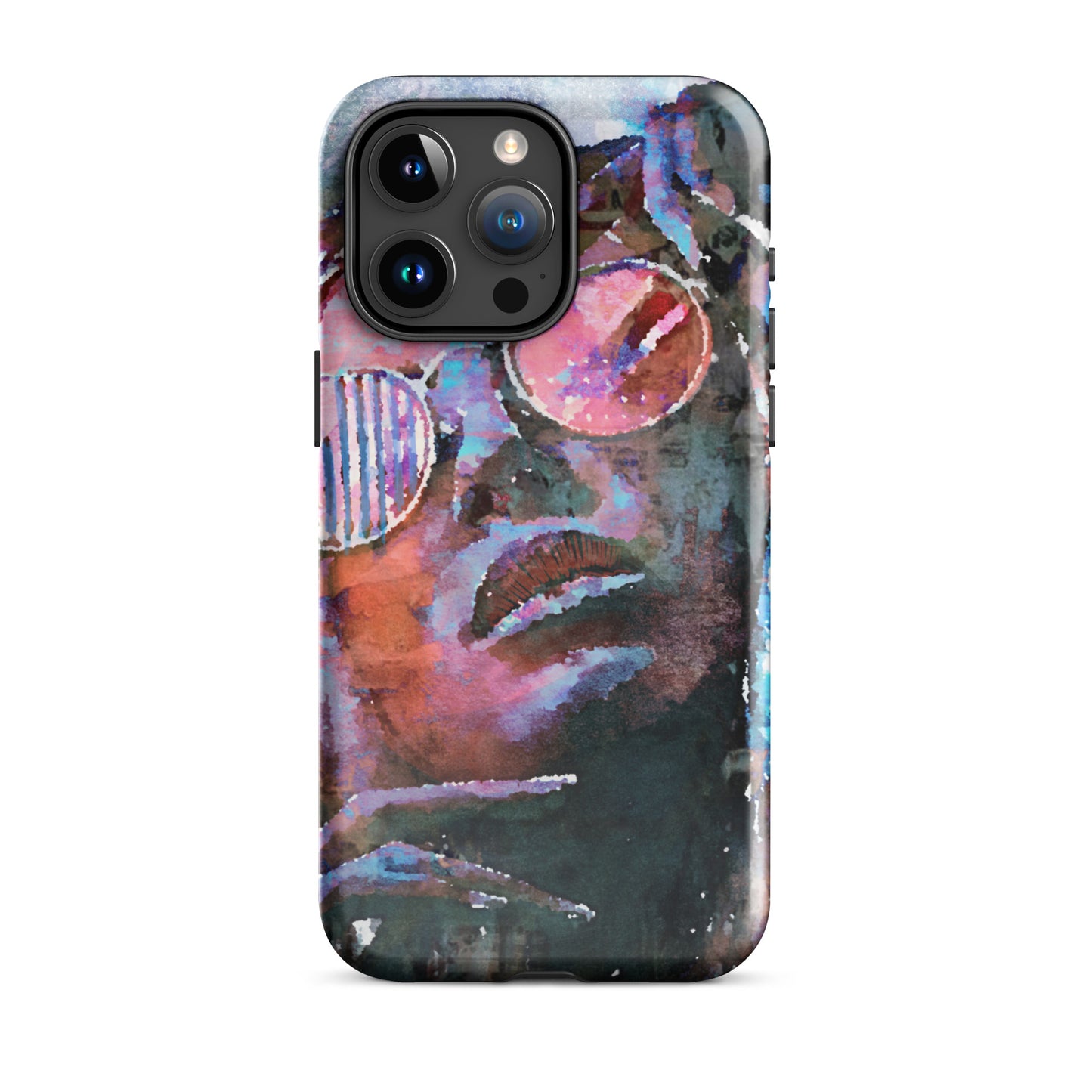 1060: She Vibes, Sunglasses, Tough Case for iPhone® (for models 11-15)