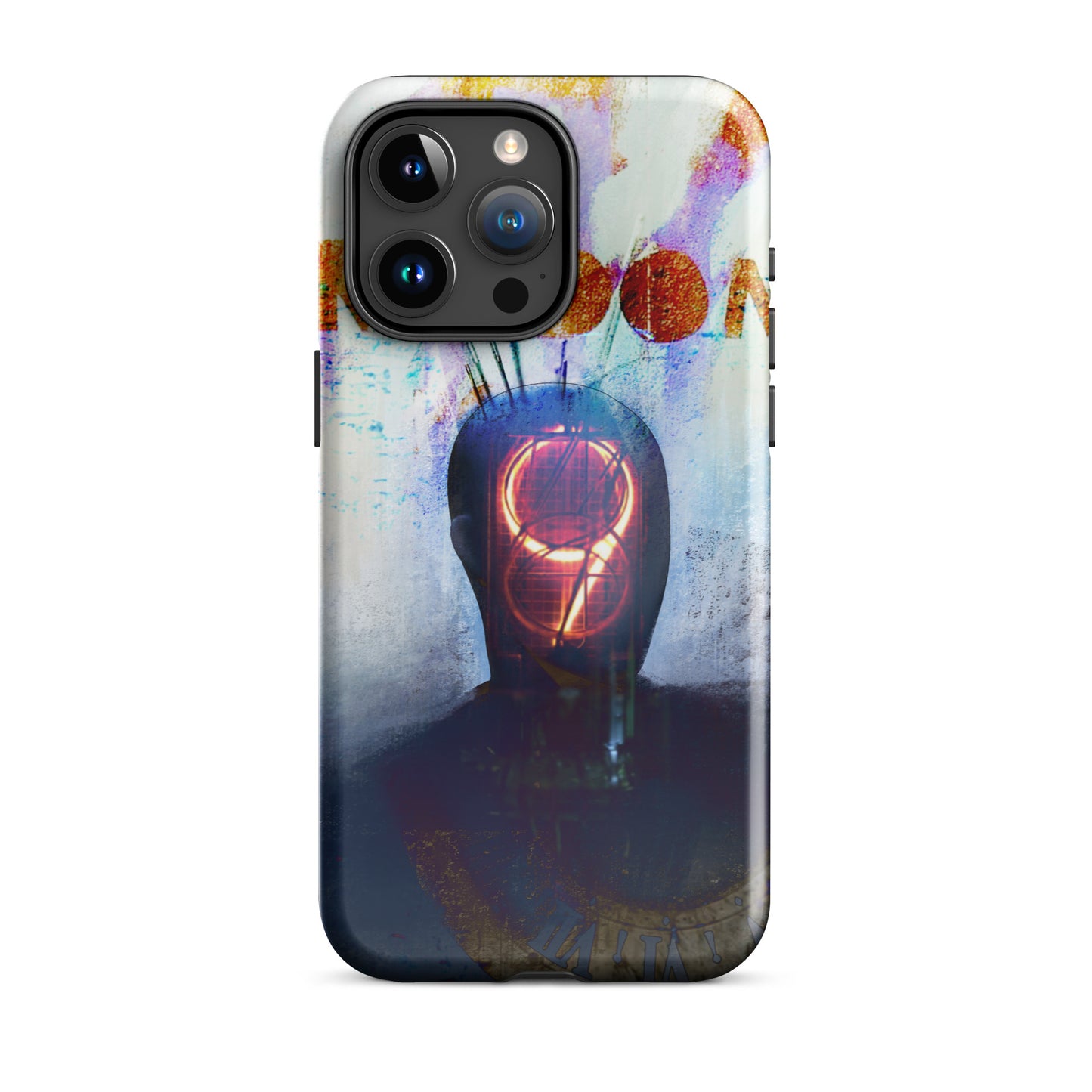 1022: Dreamcatchers Stitch in Nine Abstract Tough Case for iPhone® (for models 11-15)