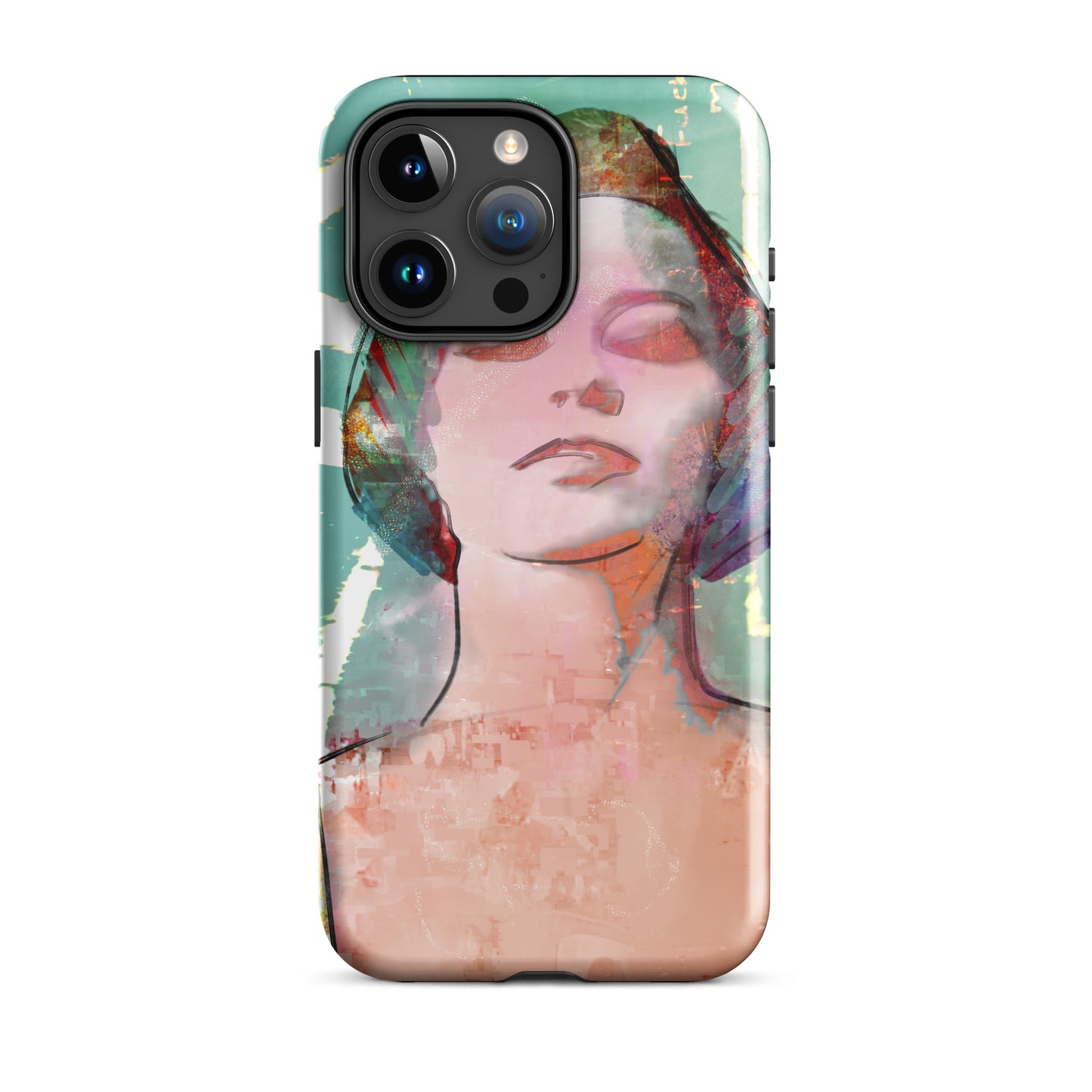 1076: What Dreams May Come, She Vibes, Tough Case for iPhone® (for models 11-15)