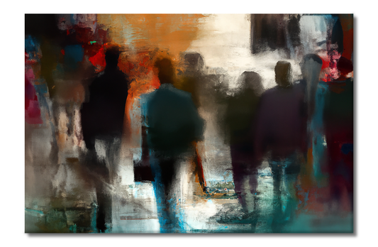 Urban Vibes, Digital Art, Canvas Print, High Quality Image, For Home Decor & Interior Design