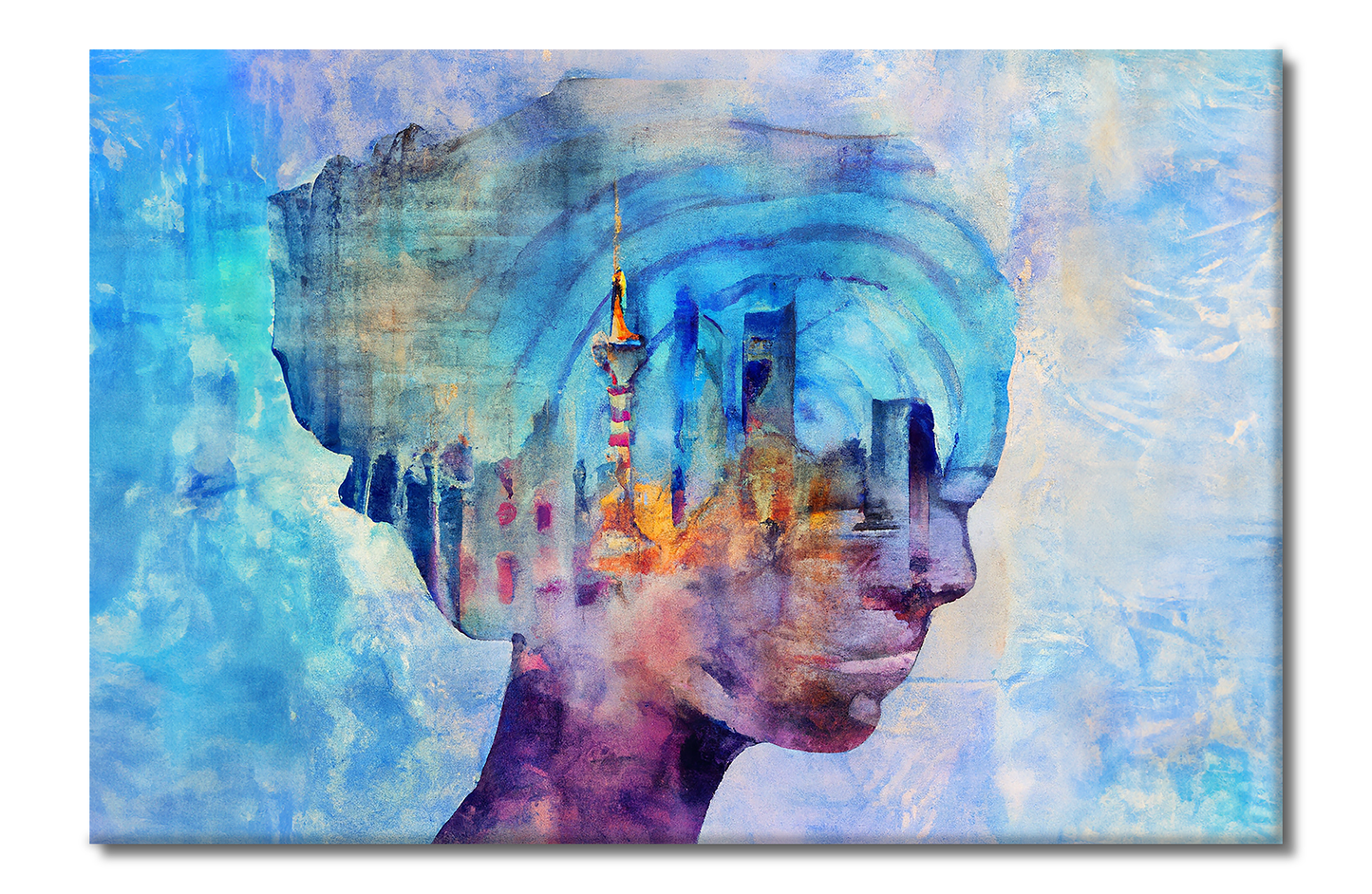 She Vibes, Digital Art, Canvas Print, High Quality Image, For Home Decor & Interior Design