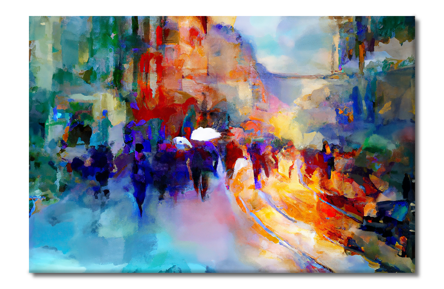 Urban Vibes, Digital Art, Canvas Print, High Quality Image, For Home Decor & Interior Design