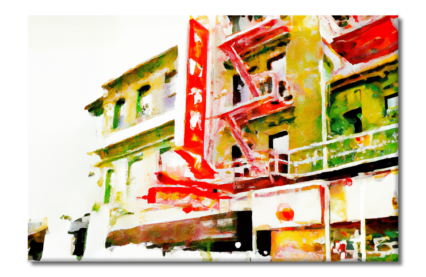 Chinatown, Urban Vibes, Digital Art, Canvas Print, High Quality Image, For Home Decor & Interior Design