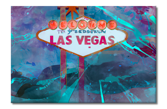 Vegas, Urban Vibes, Digital Art, Canvas Print, High Quality Image, For Home Decor & Interior Design