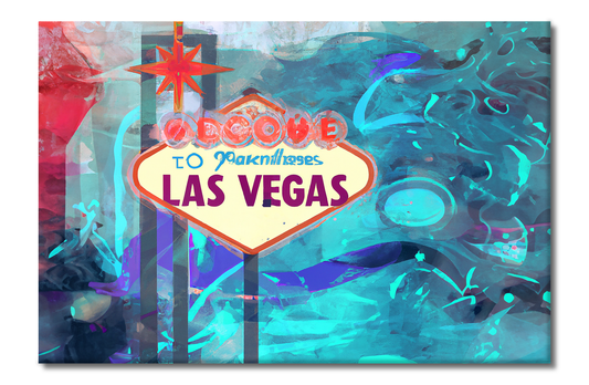 Vegas, Urban Vibes, Digital Art, Canvas Print, High Quality Image, For Home Decor & Interior Design