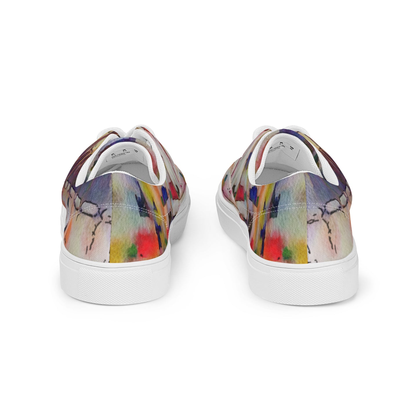 Abstracts, Women’s Lace-Up Canvas Shoes